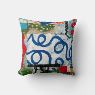 Der Weg nach vorn wirbelt Kissen