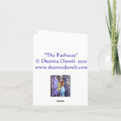 Der Weg - Notecard Karte (Rückseite)