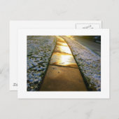Der Weg Postkarte (Vorne/Hinten)