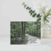 Der Weg Postkarte (Stehend Vorderseite)