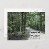 Der Weg Postkarte (Vorne/Hinten)