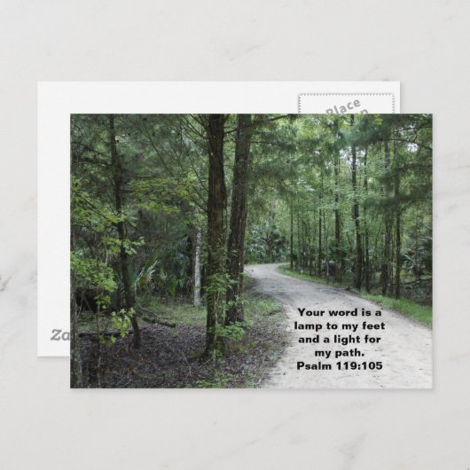 Der Weg Postkarte (Vorne/Hinten)