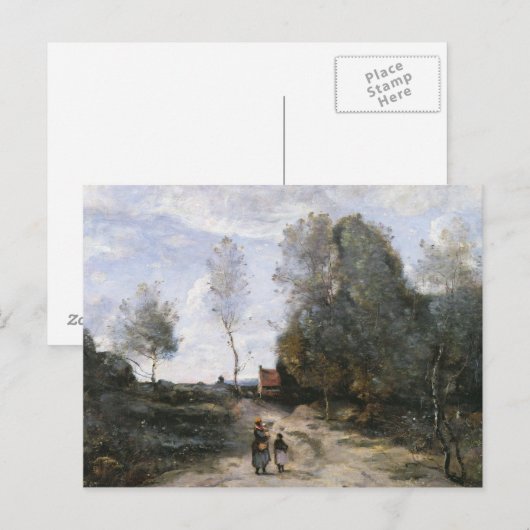 Der Weg Postkarte (Vorne/Hinten)