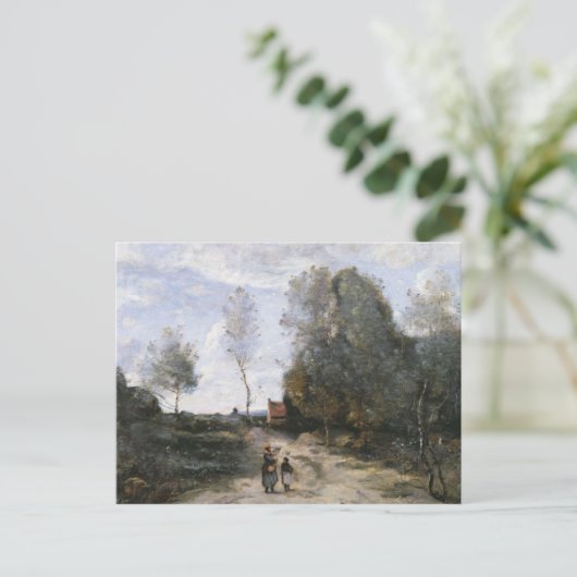 Der Weg Postkarte (Stehend Vorderseite)