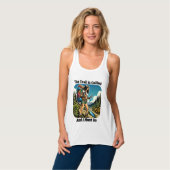 Der Weg ruft und ich muss gehen Tank Top (Vorderseite Vollansicht)