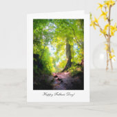 Der Weg scheint immer steilster zu sein - Glücklic Karte (Gelbe Blume)