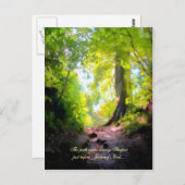 Der Weg scheint immer steilster zu sein... Postkarte (Vorne/Hinten)