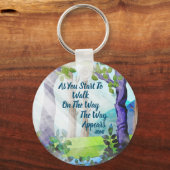 Der Weg scheint Rumi Schlüsselanhänger (Vorderseite)