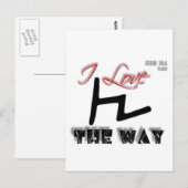 Der Weg (Tsade) Postkarte (Vorne/Hinten)
