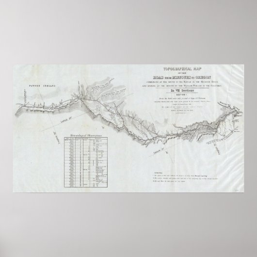 Der Weg von Missouri nach Oregon 4 Poster (Vorne)