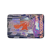 Der Weg von morgen heute: Kunst der Zukunft Badematte (Vorderseite)