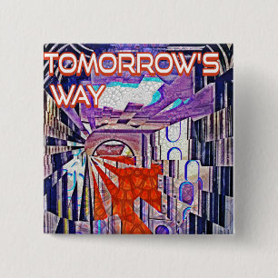 Der Weg von morgen heute: Kunst der Zukunft Button