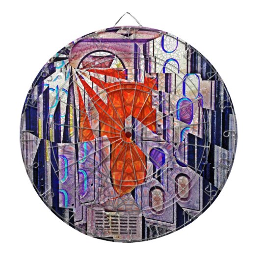 Der Weg von morgen heute: Kunst der Zukunft Dartscheibe (vorne)