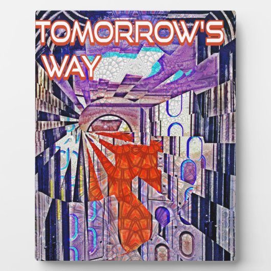 Der Weg von morgen heute: Kunst der Zukunft Fotoplatte (Vorderseite)