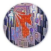 Der Weg von morgen heute: Kunst der Zukunft Keramikknauf (Vorderseite)