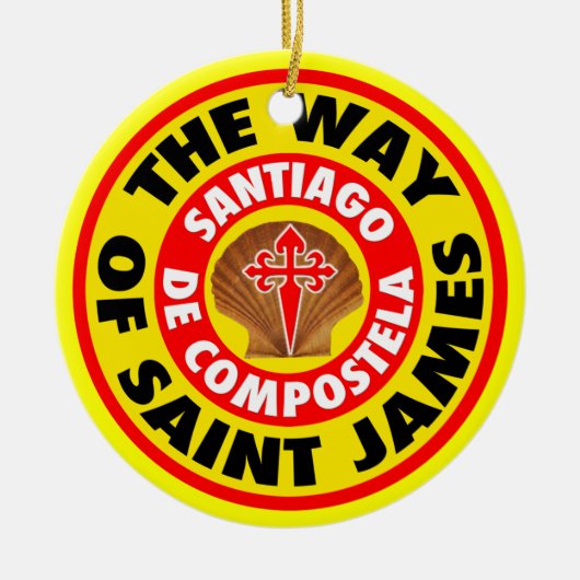 Der Weg von St. James Keramikornament (Vorne)