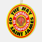 Der Weg von St. James Keramikornament (Links)