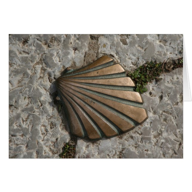 Der Weg von St. John, Scallop Route Marker (Vorderseite (Horizontal))