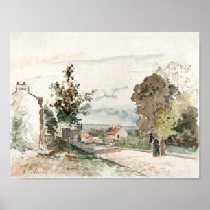 Der Weg von Versailles Camille Pissarro Poster