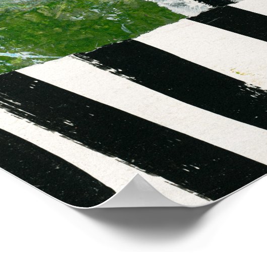 Der Weg vor der Postermauer Poster (Ecke)