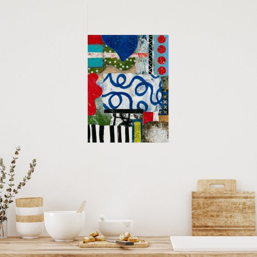 Der Weg vor der Postermauer Poster (Küche)