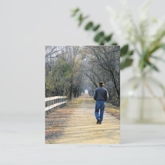 Der Weg vor der Postkarte (Stehend Vorderseite)