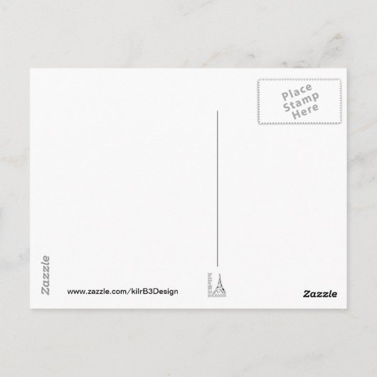 Der Weg vor der Postkarte (Rückseite)