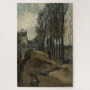 Der Weg, Winterlandschaft (1862) von Pissarro Puzzle