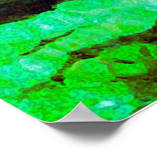 Der Weg wird durch das Licht des Mondes offenbart Poster (Ecke)