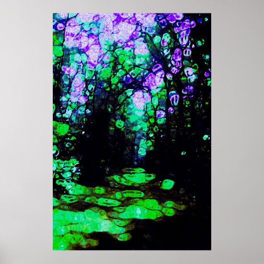 Der Weg wird durch das Licht des Mondes offenbart Poster (Vorne)