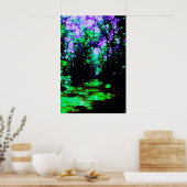 Der Weg wird durch das Licht des Mondes offenbart Poster (Küche)