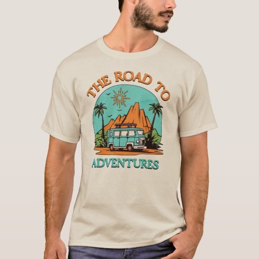 Der Weg zu Abenteuern T-Shirt (Vorderseite)