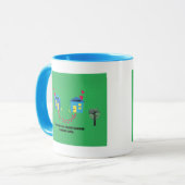 Der Weg zu einem Freundeshaus ist nie lang. Tasse (Vorderseite Links)