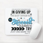 Der Weg zu einer erfolgreichen Typografie Motivier Mousepad (Mit Mouse)