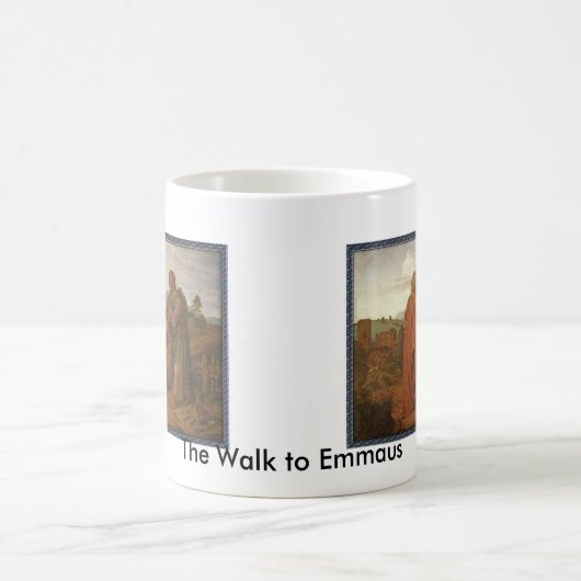 Der Weg zu Emmaus Kaffeetasse (Mittel)