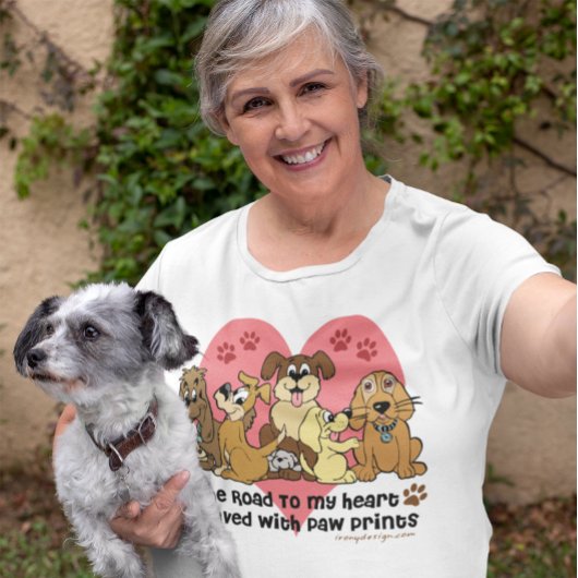 Der Weg zu meinem Hund im Herzen T-Shirt