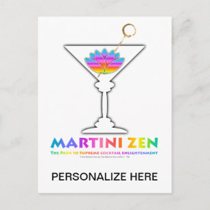 Der Weg zu Postkarten für Cocktail-Erleuchtungen