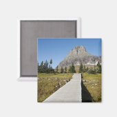 Der Weg zum Ausblick auf den Hidden Lake Magnet (Vorderseite/Rückseite)