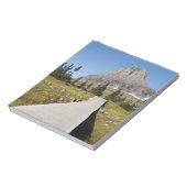 Der Weg zum Ausblick auf den Hidden Lake Notizblock (Rotiert)