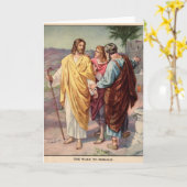 Der Weg zum emmaus Karte (Gelbe Blume)