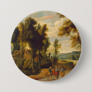Der Weg zum Emmaus mit Christus Button