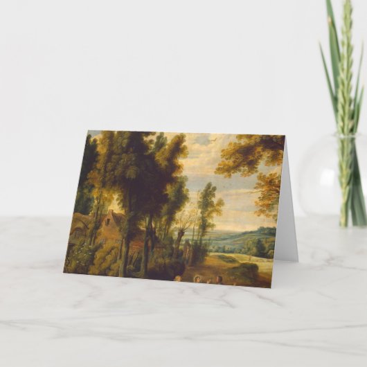 Der Weg zum Emmaus mit Christus Karte (Vorderseite)