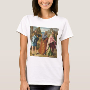Der Weg zum Emmaus mit Jesus T-Shirt
