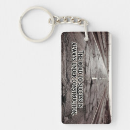 "Der Weg zum Erfolg" Inspiration Zitat Schlüsselanhänger