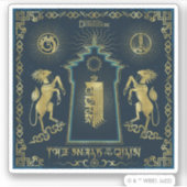 Der Weg zum goldenen Turm von Qilin Aufkleber (Vorderseite)