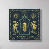 Der Weg zum goldenen Turm von Qilin Leinwanddruck (Vorderseite)