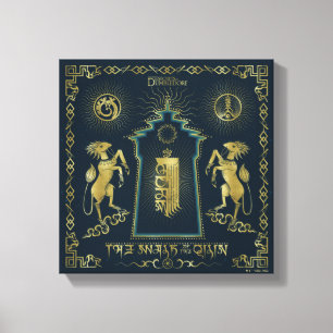 Der Weg zum goldenen Turm von Qilin Leinwanddruck