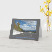 Der Weg zum Herbst der Erholung wird zu einer gute Karte (Gelbe Blume)