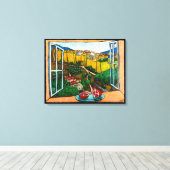 Der Weg zum Jaffa Gate von Jonathan Kis-Lev Leinwanddruck (Insitu (Holzboden))