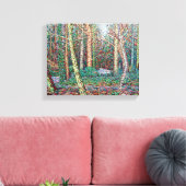 Der Weg zum Januar Leinwanddruck (Insitu (Wohnzimmer))